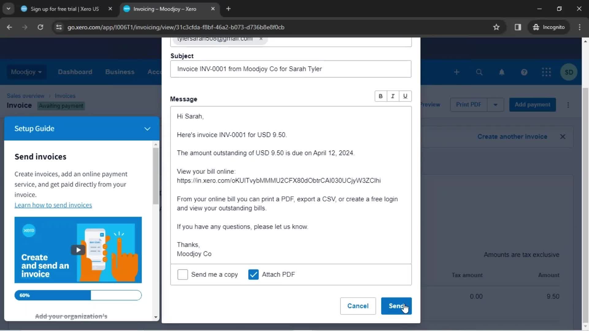 Onboarding screenshot