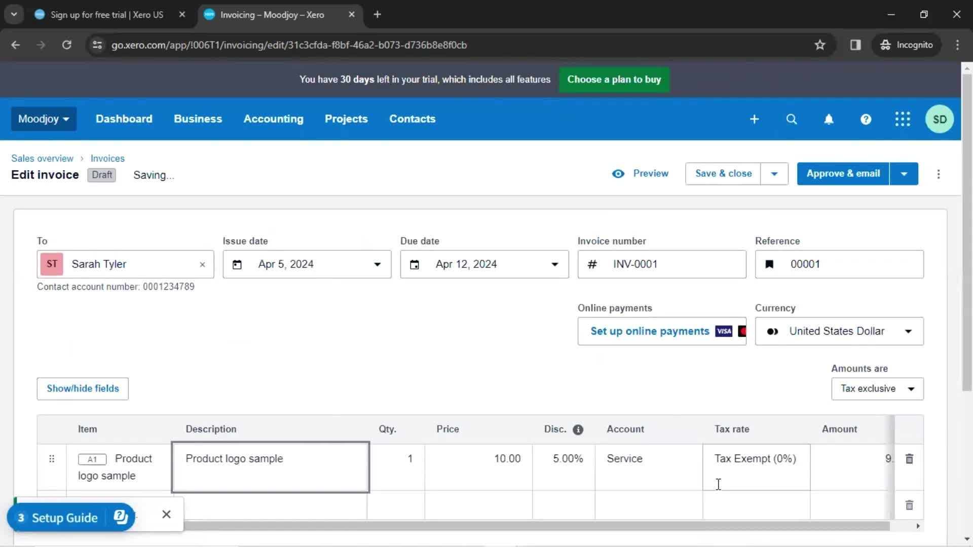 Onboarding screenshot