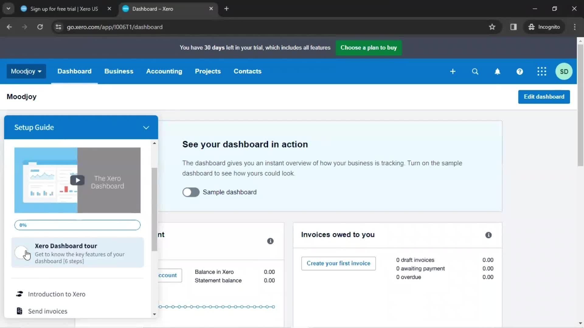 Onboarding screenshot