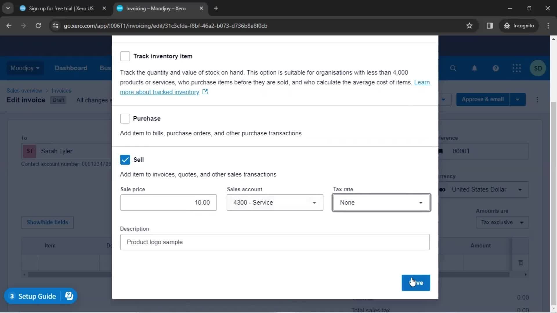 Onboarding screenshot