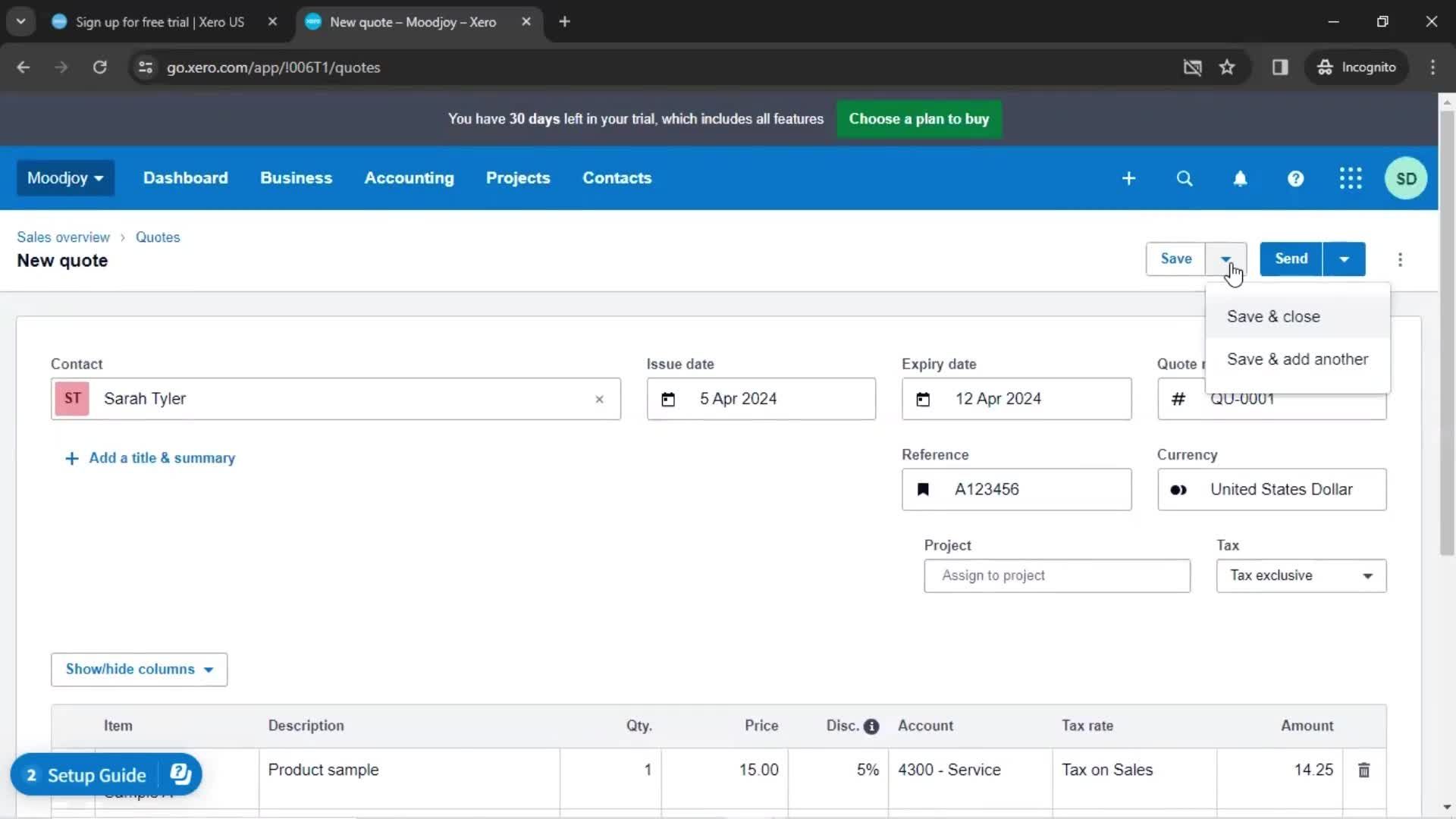 Onboarding screenshot