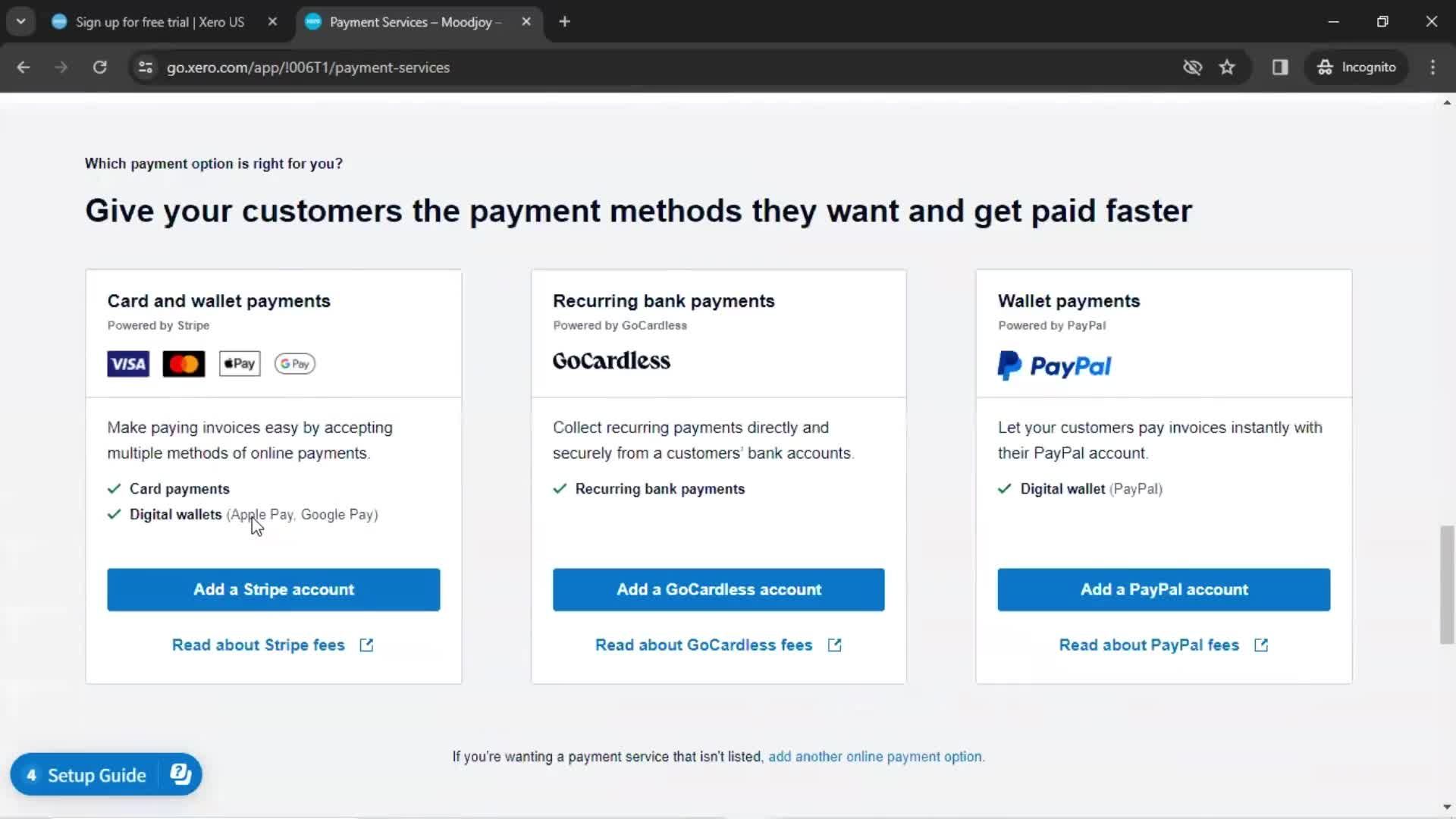 Onboarding screenshot
