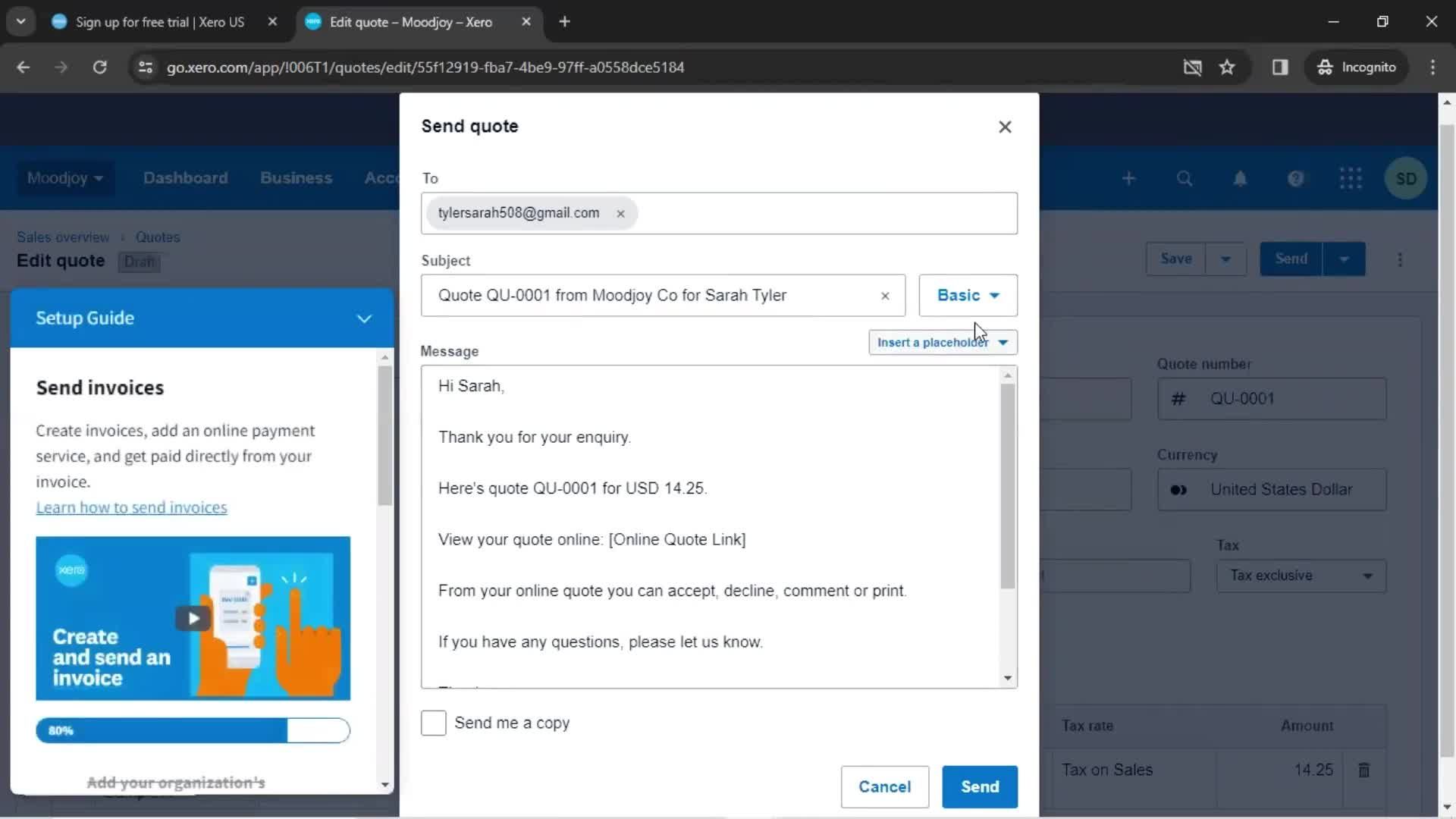 Onboarding screenshot