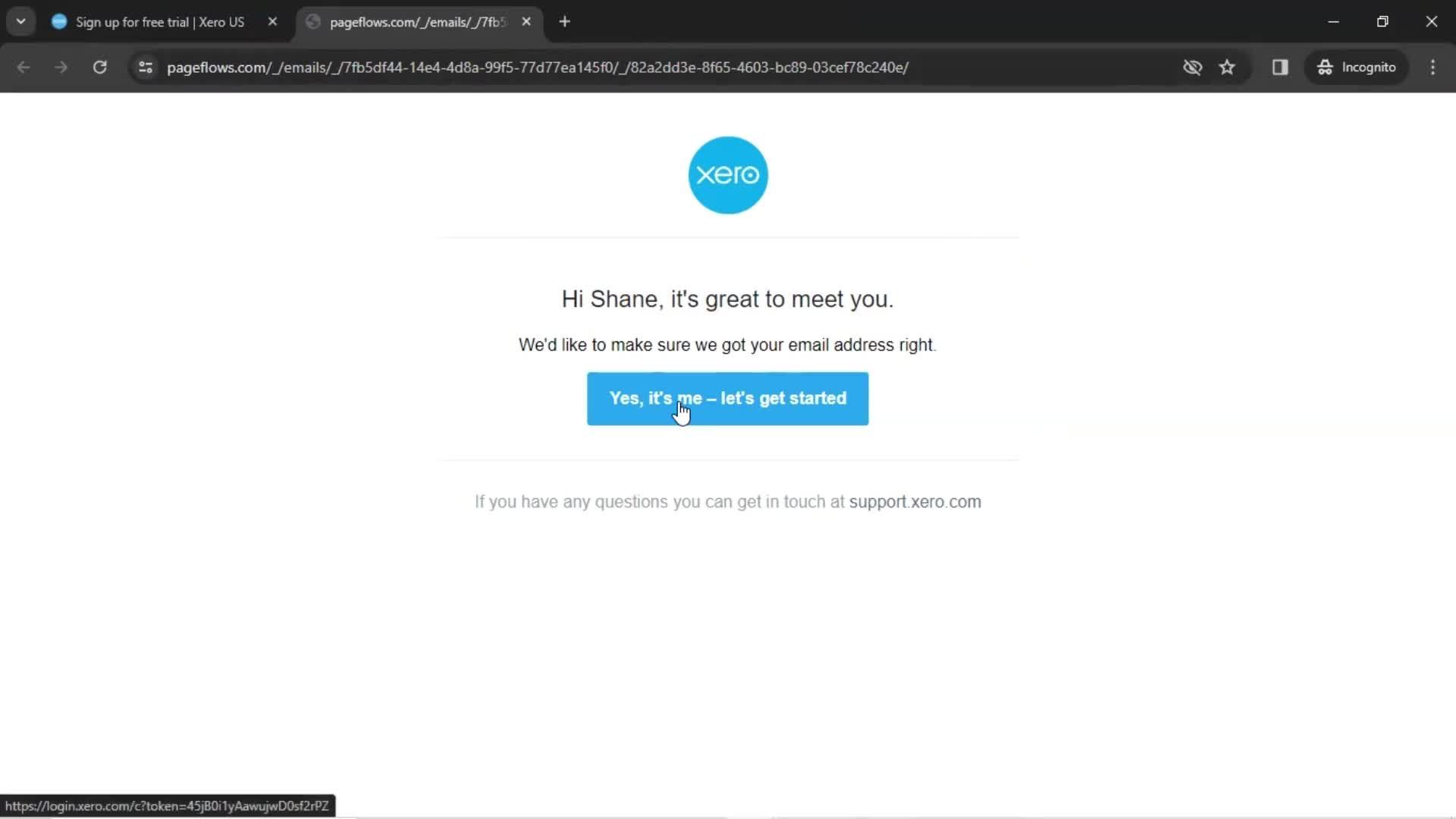 Onboarding screenshot
