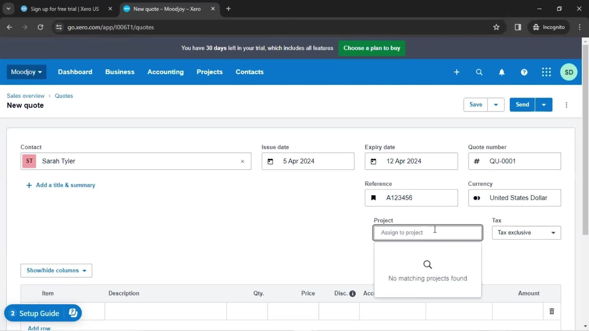 Onboarding screenshot