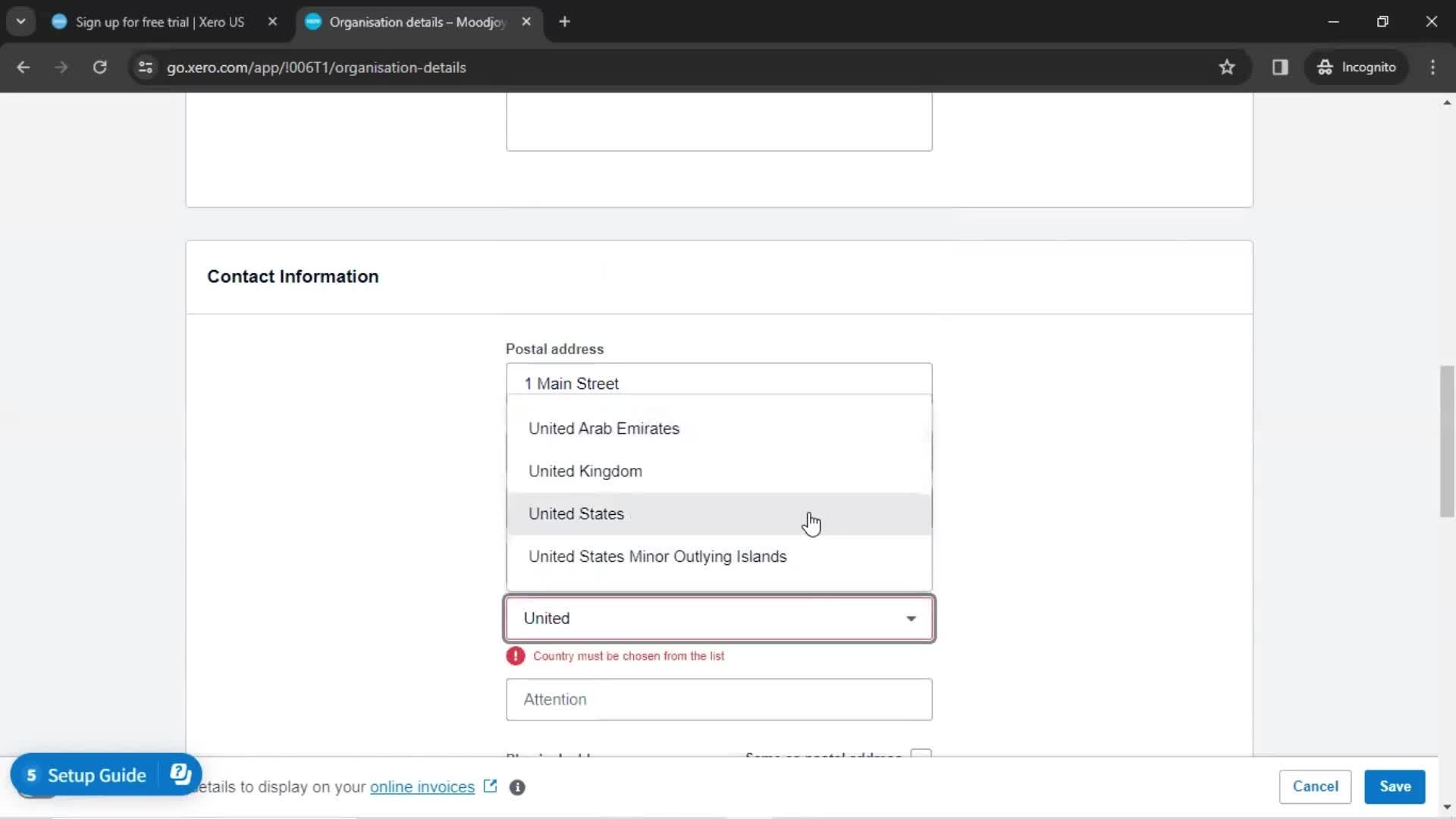 Onboarding screenshot