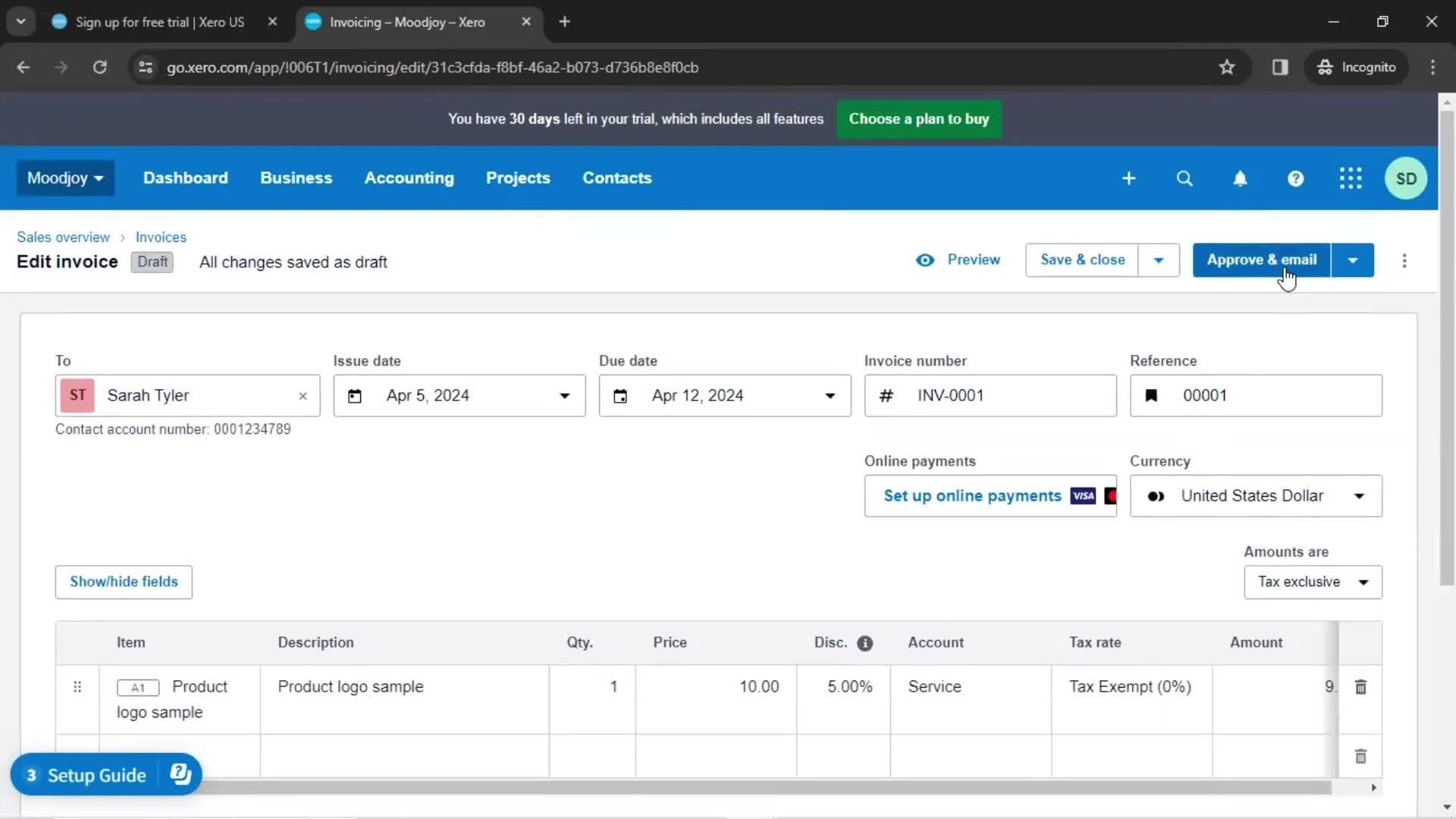 Onboarding screenshot