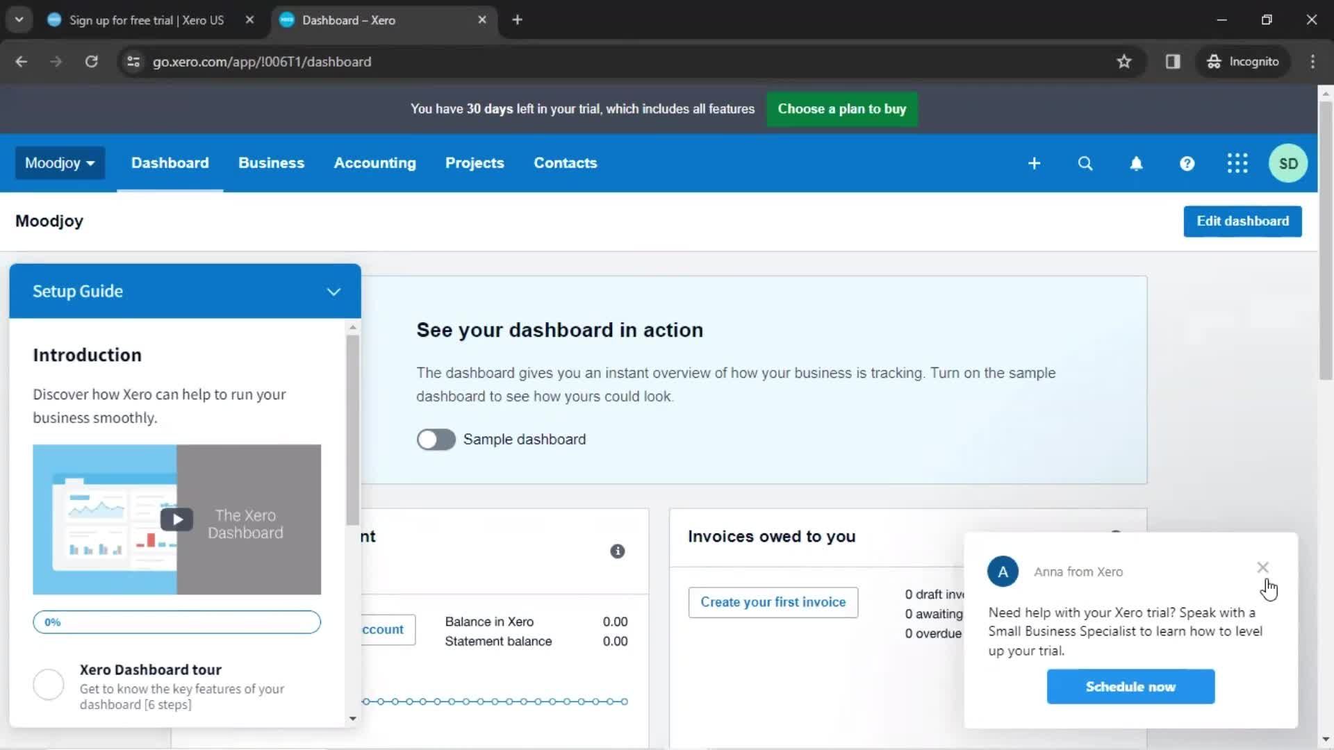 Onboarding screenshot