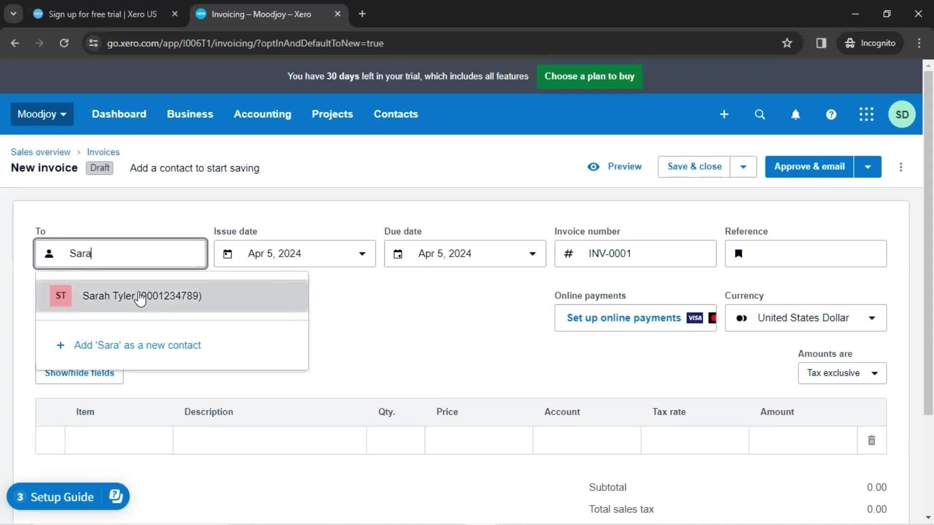 Onboarding screenshot