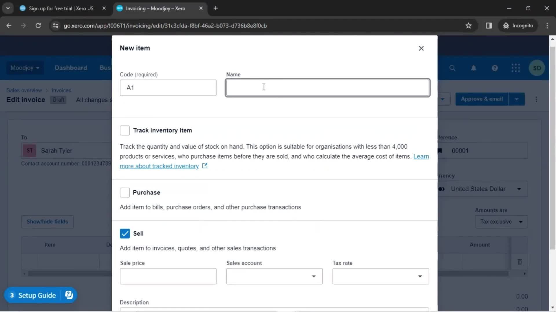 Onboarding screenshot