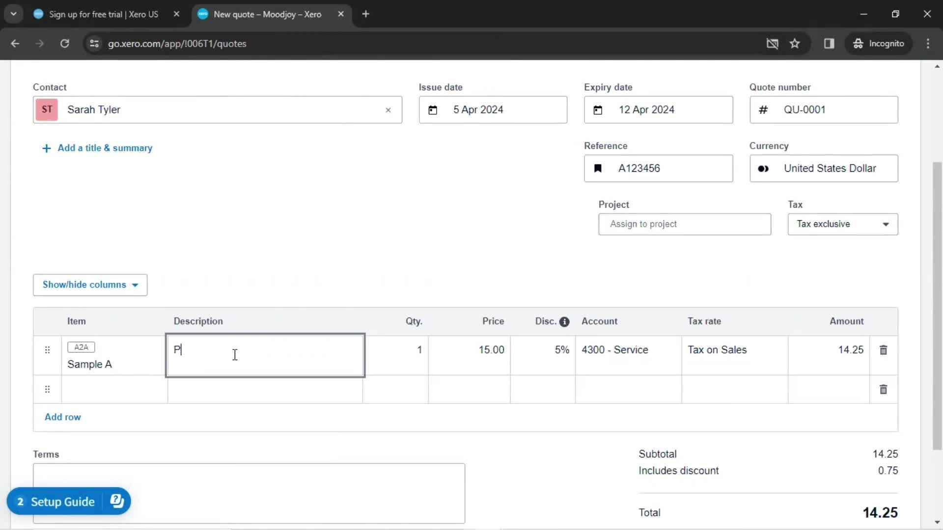 Onboarding screenshot