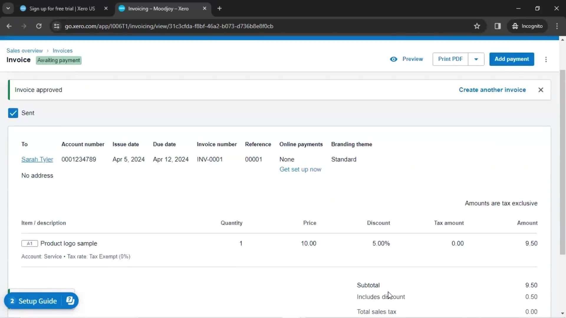 Onboarding screenshot