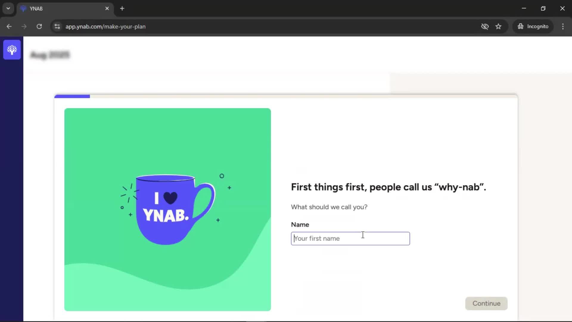Onboarding screenshot