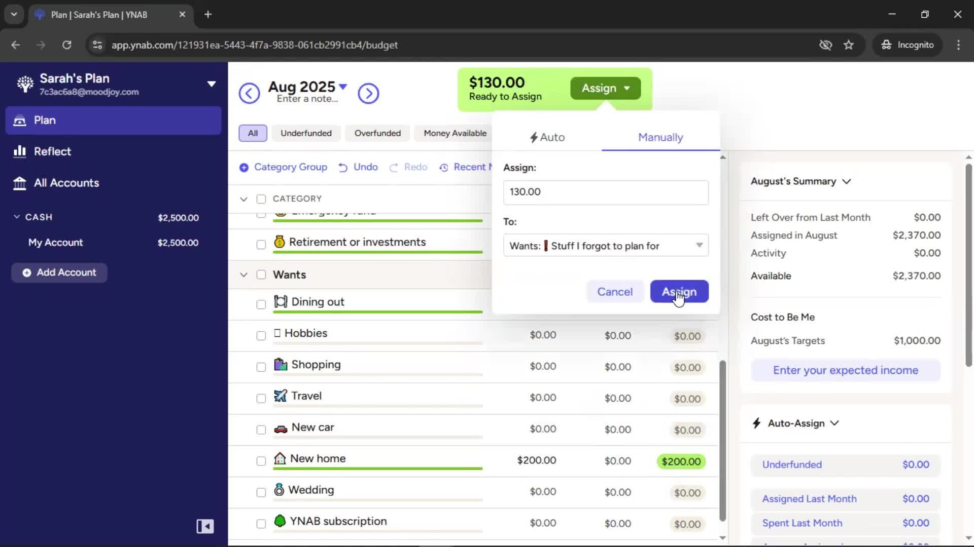 Onboarding screenshot