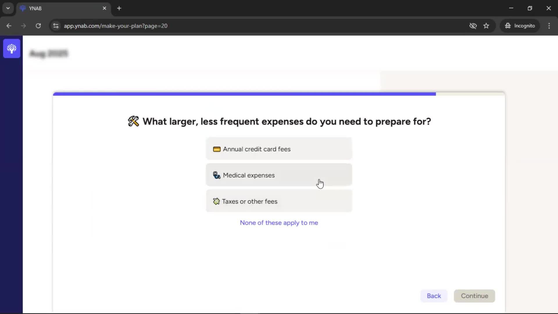 Onboarding screenshot