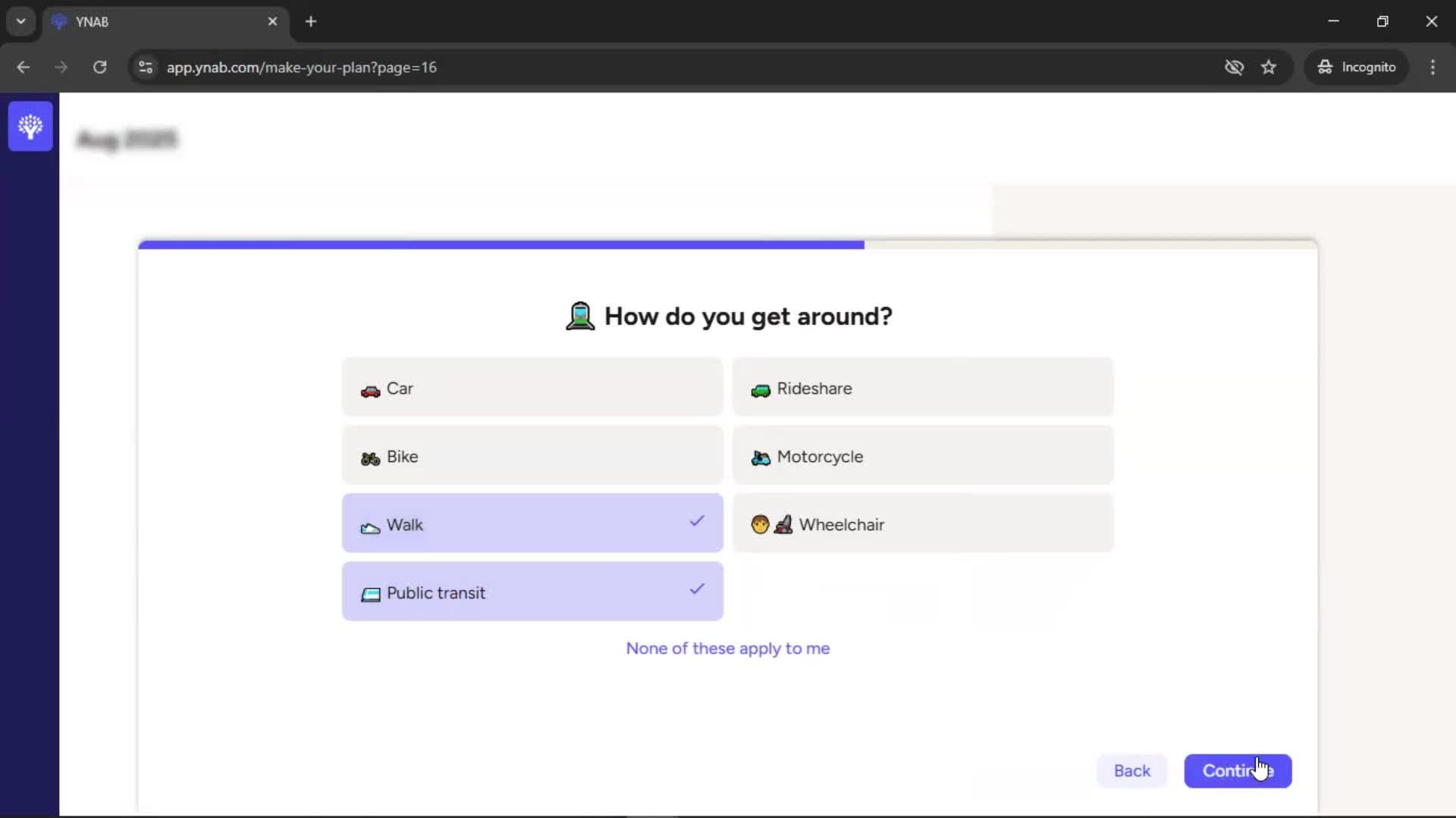 Onboarding screenshot
