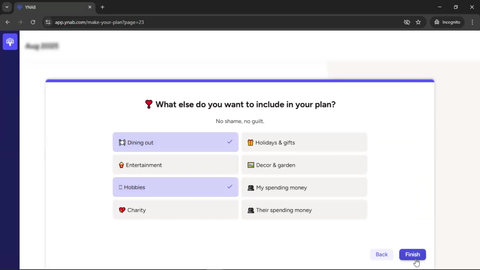Onboarding screenshot