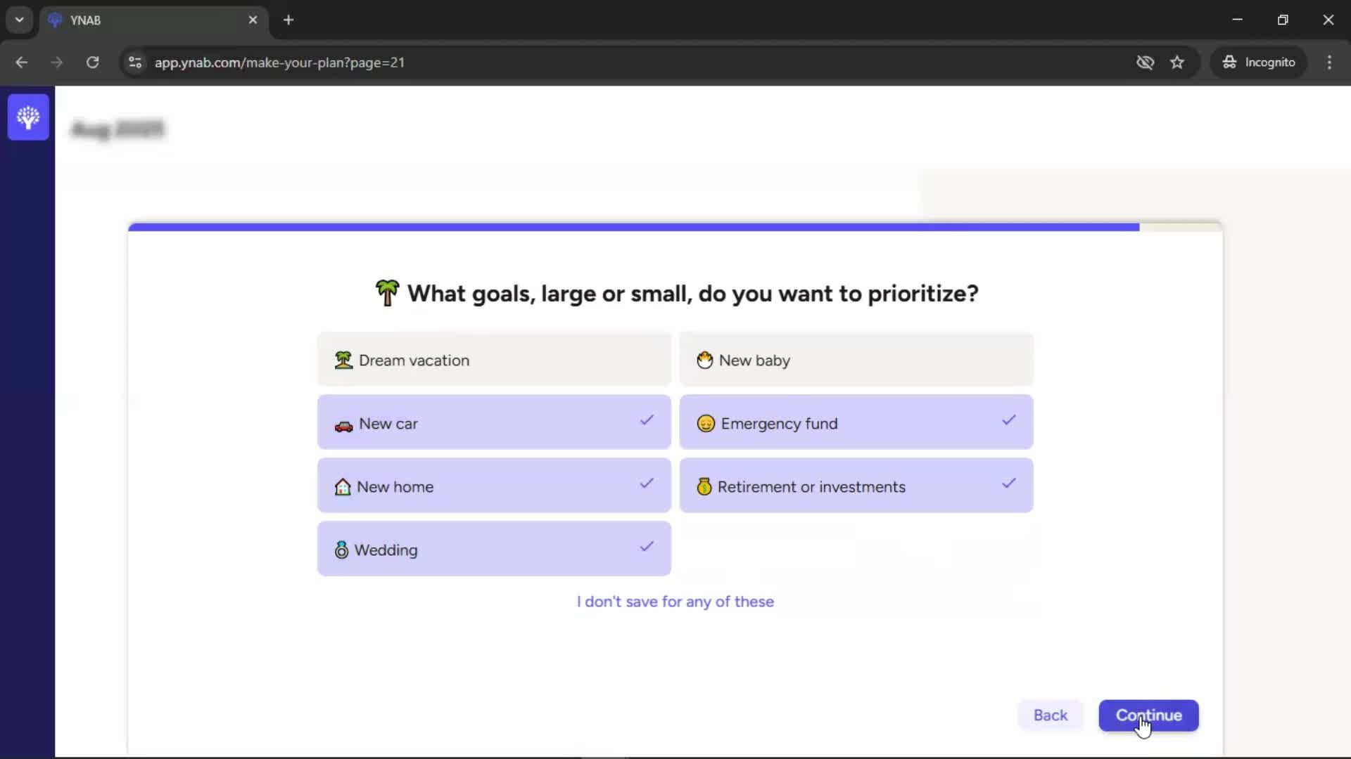 Onboarding screenshot