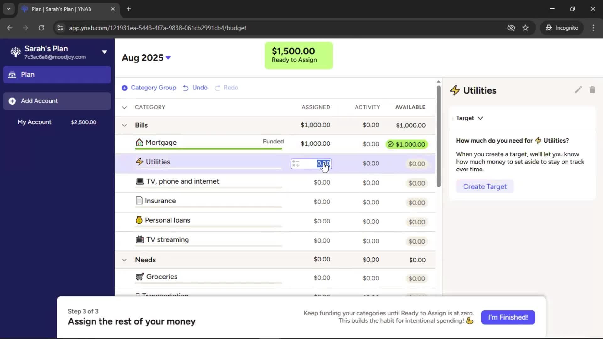 Onboarding screenshot
