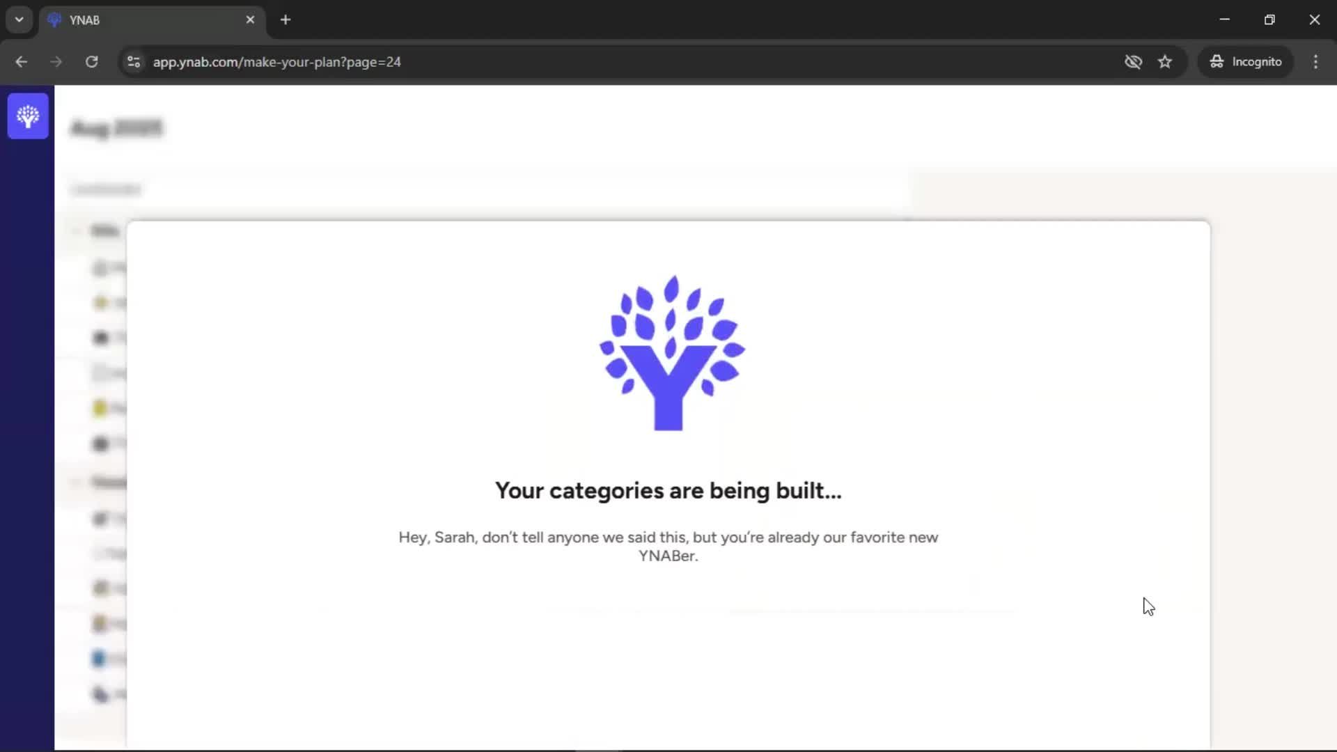 Onboarding screenshot