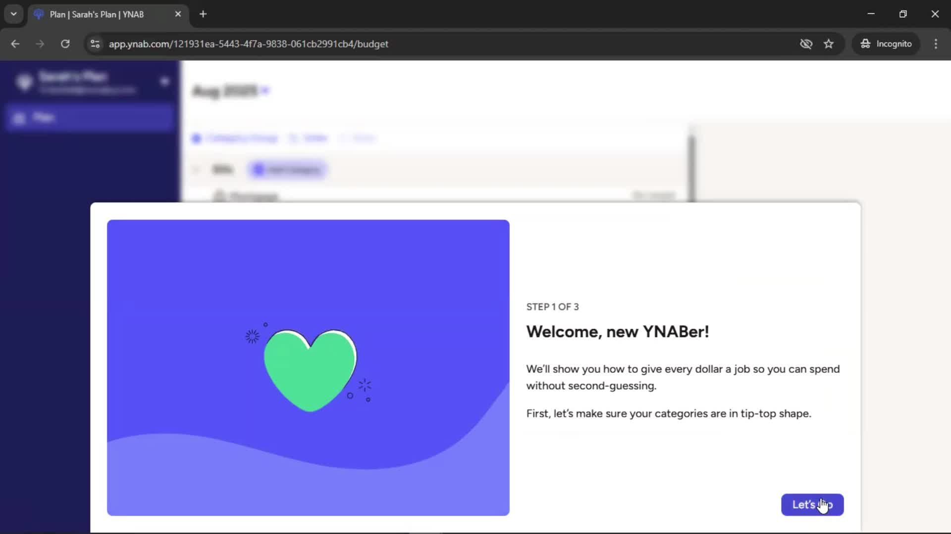 Onboarding screenshot