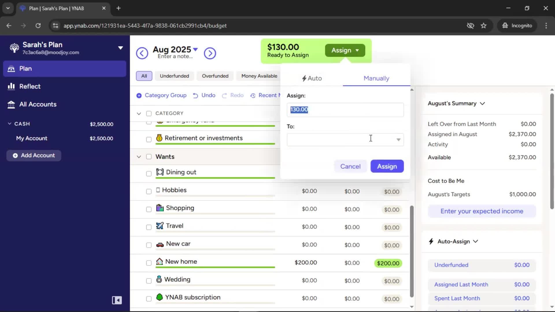 Onboarding screenshot