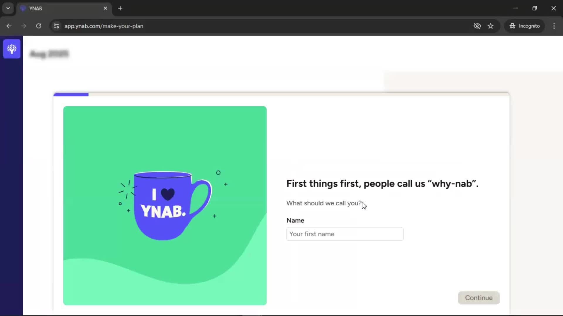 Onboarding screenshot
