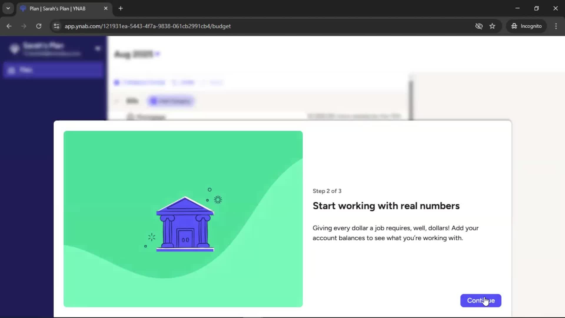 Onboarding screenshot