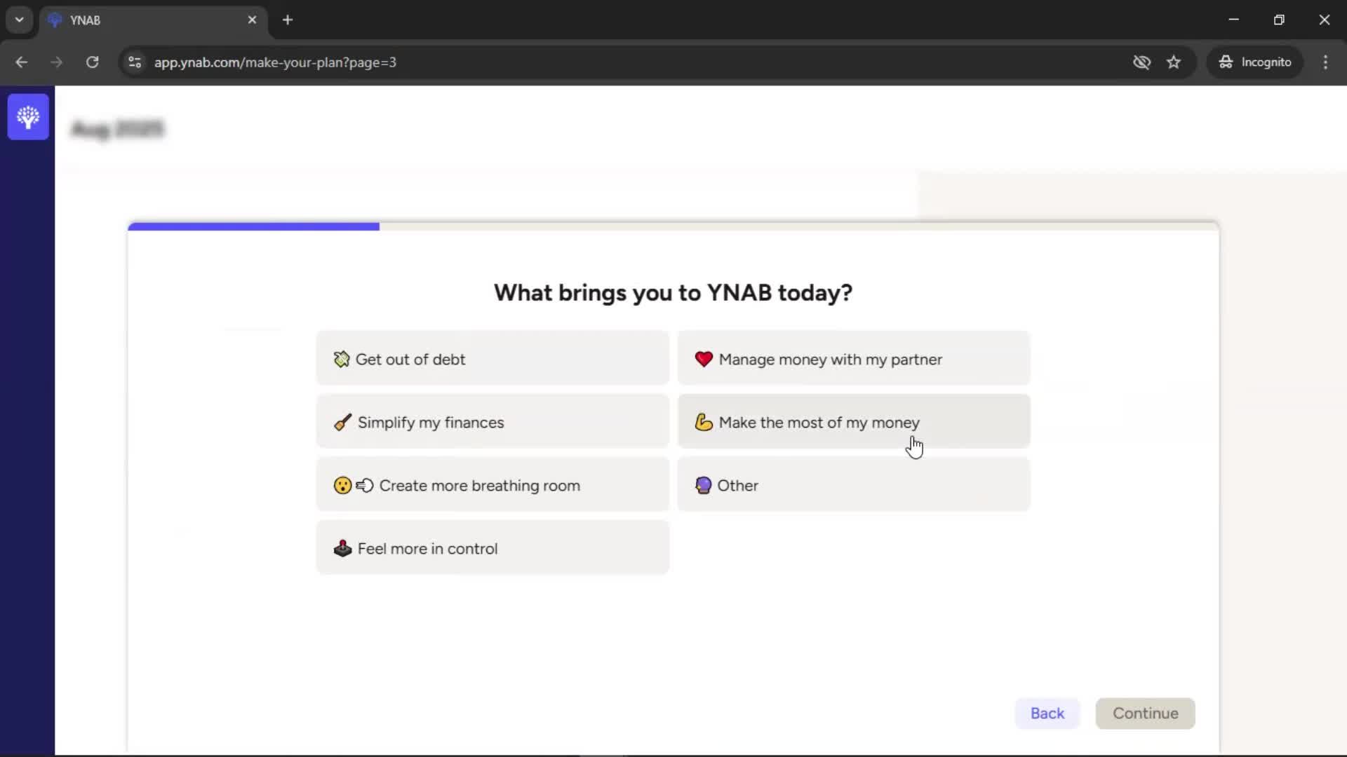 Onboarding screenshot