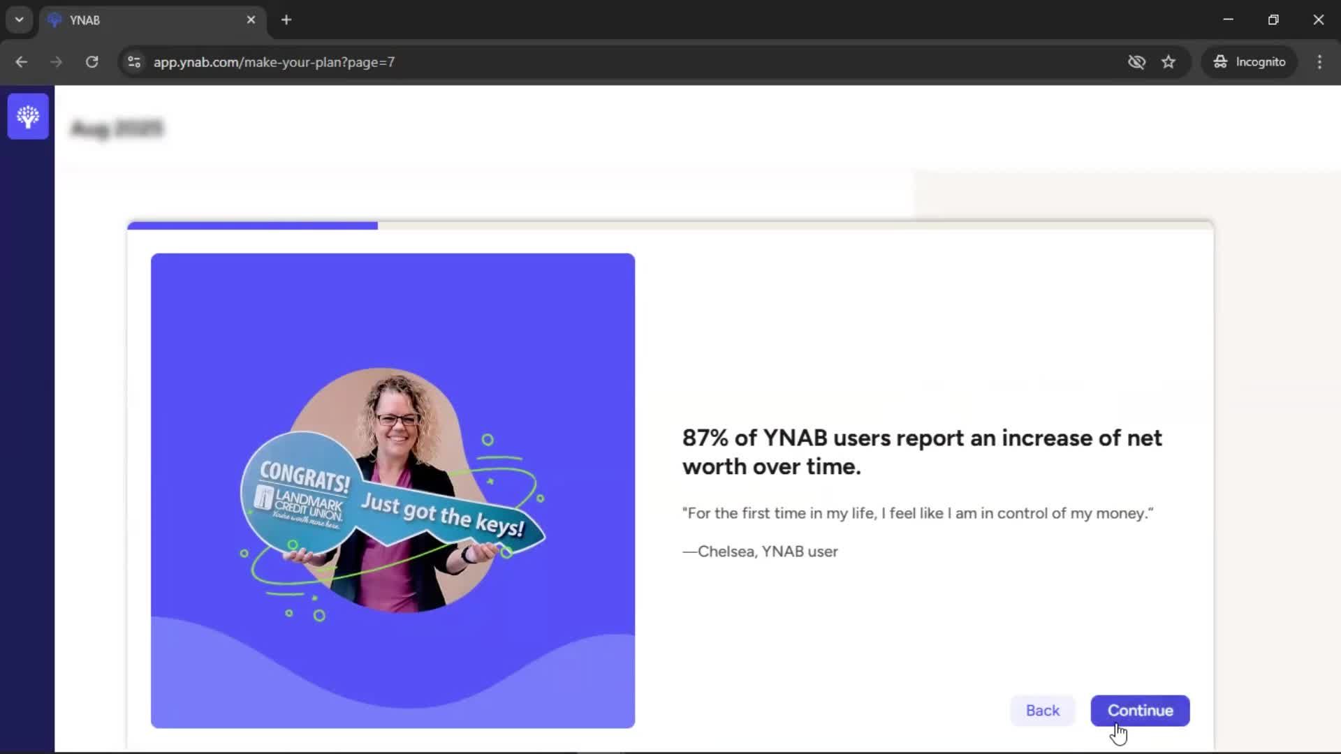Onboarding screenshot
