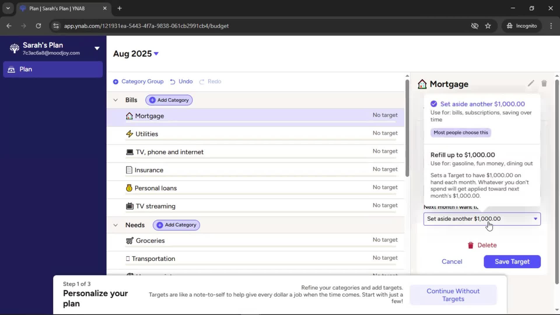 Onboarding screenshot