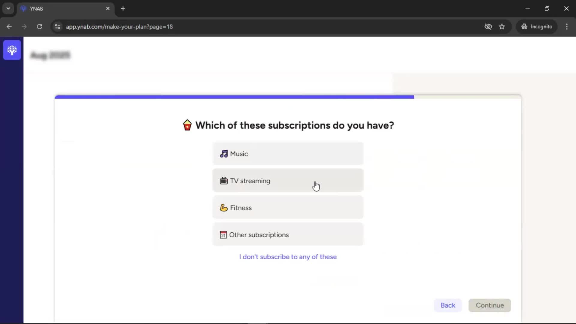 Onboarding screenshot