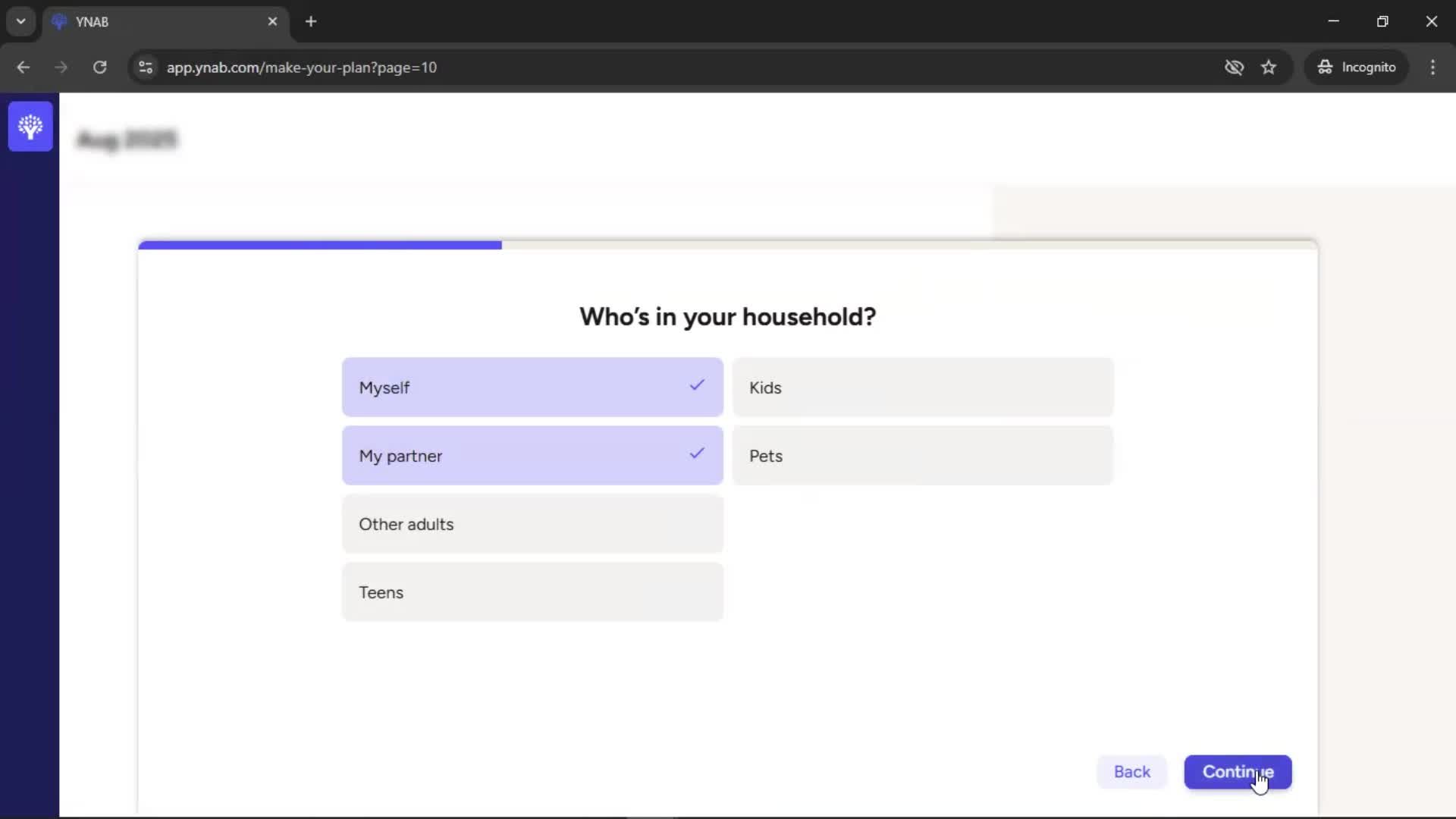 Onboarding screenshot