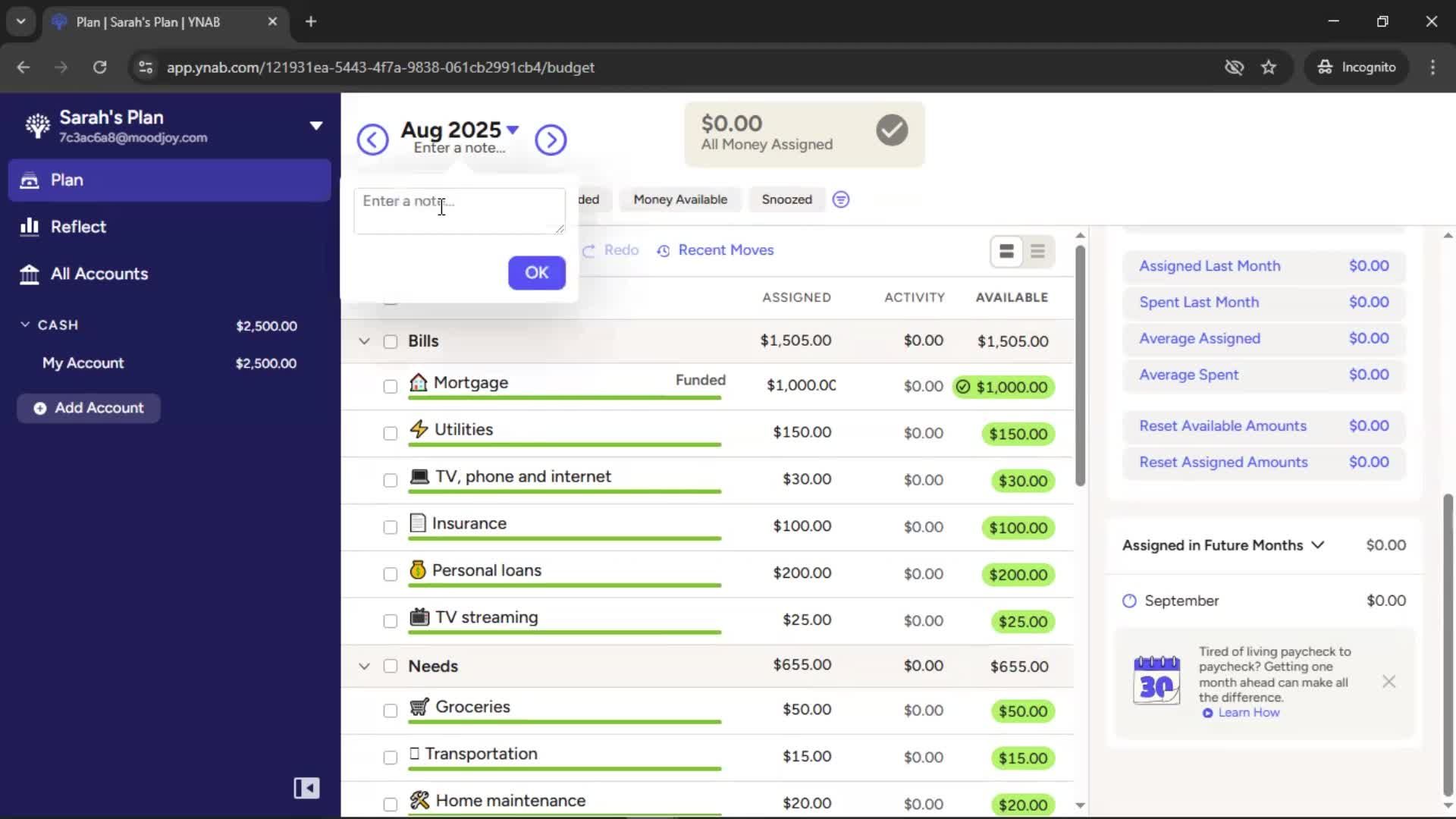 Onboarding screenshot