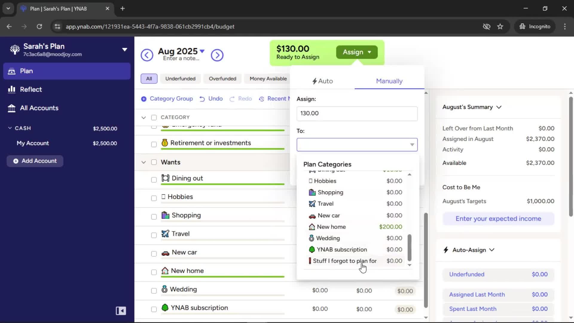 Onboarding screenshot