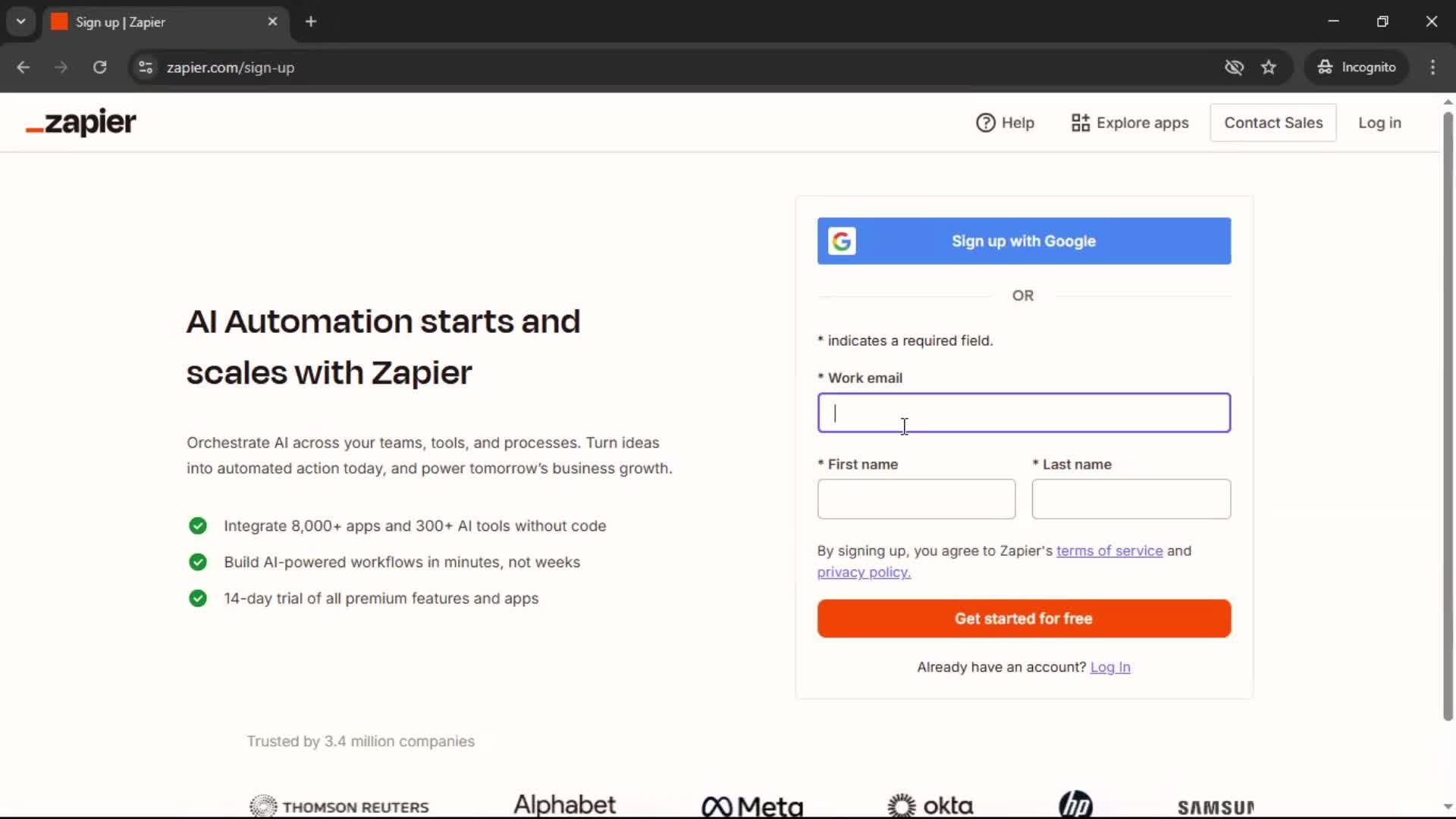 Onboarding screenshot