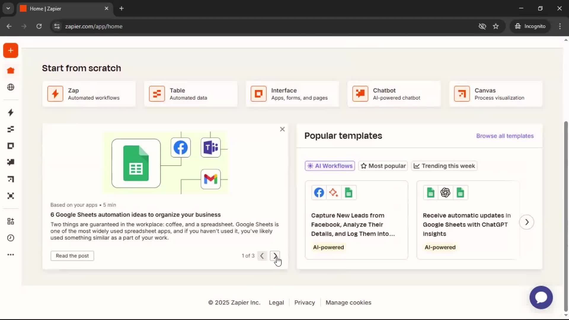 Onboarding screenshot