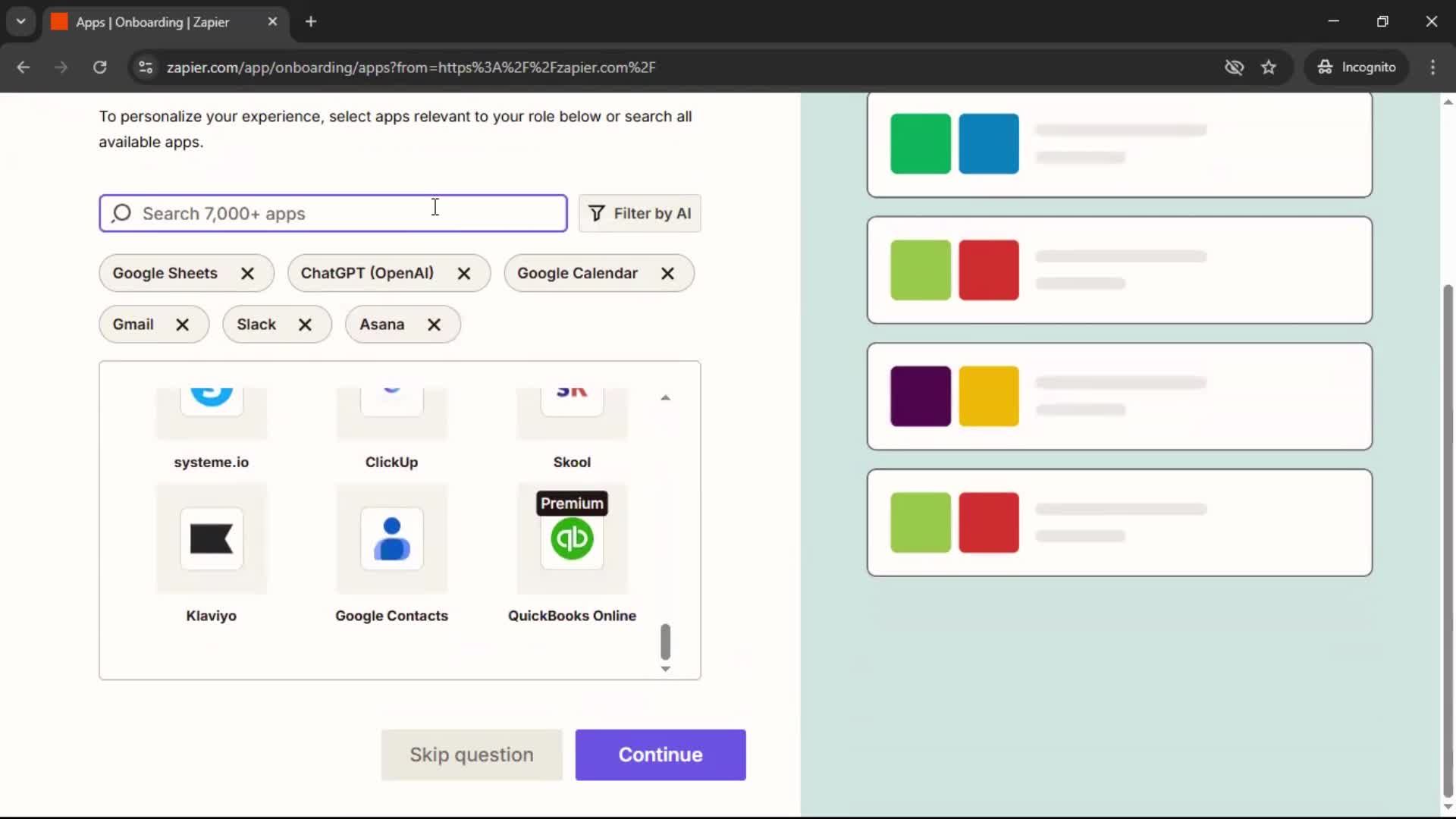 Onboarding screenshot