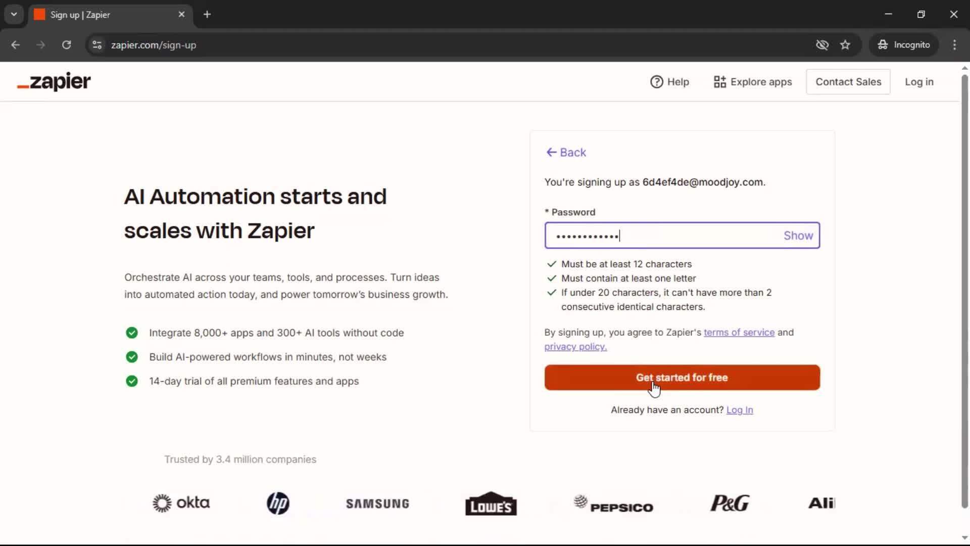 Onboarding screenshot