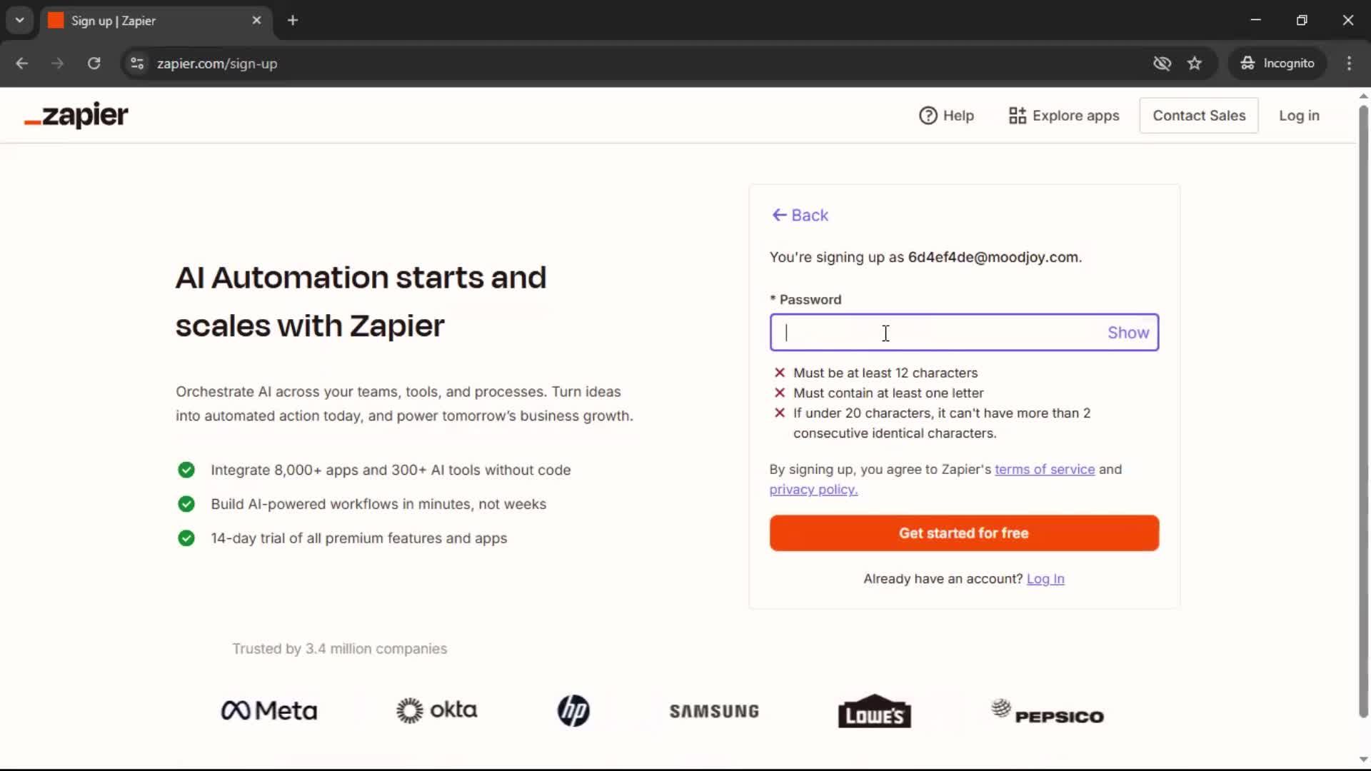Onboarding screenshot