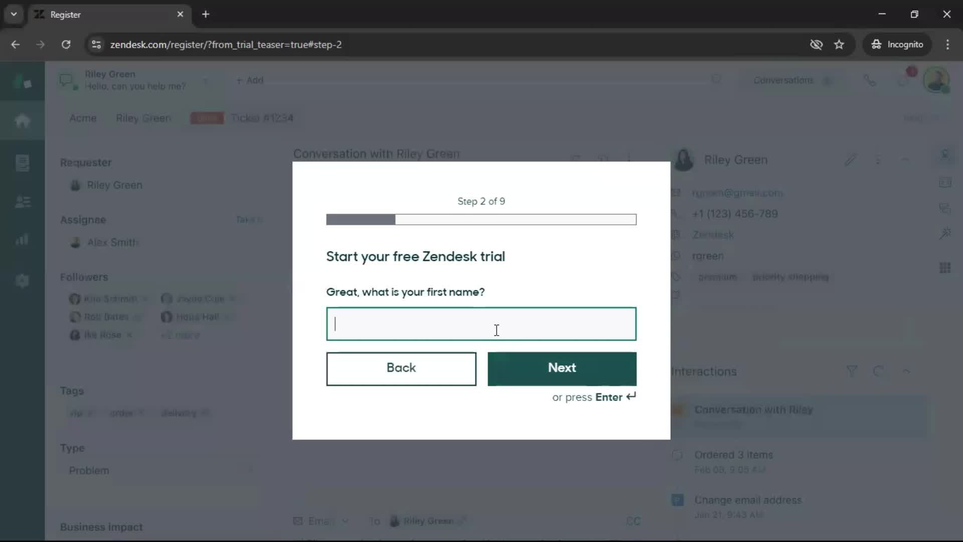 Onboarding screenshot