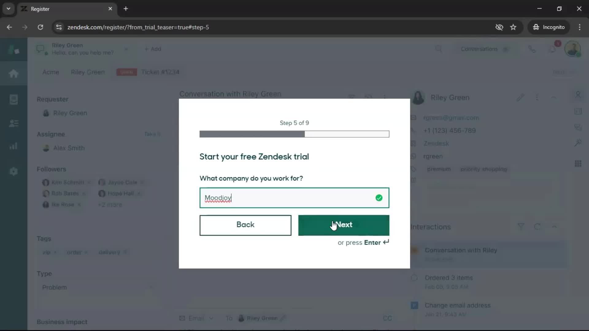 Onboarding screenshot