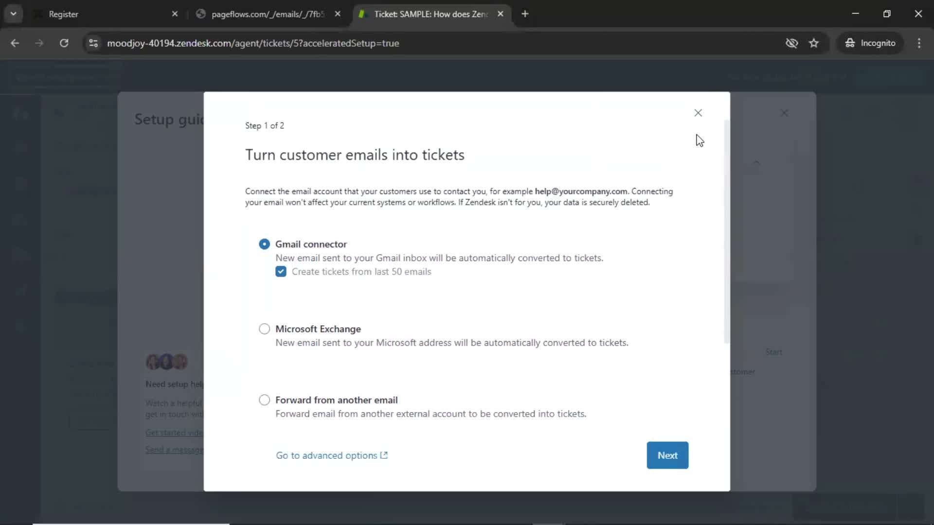 Onboarding screenshot