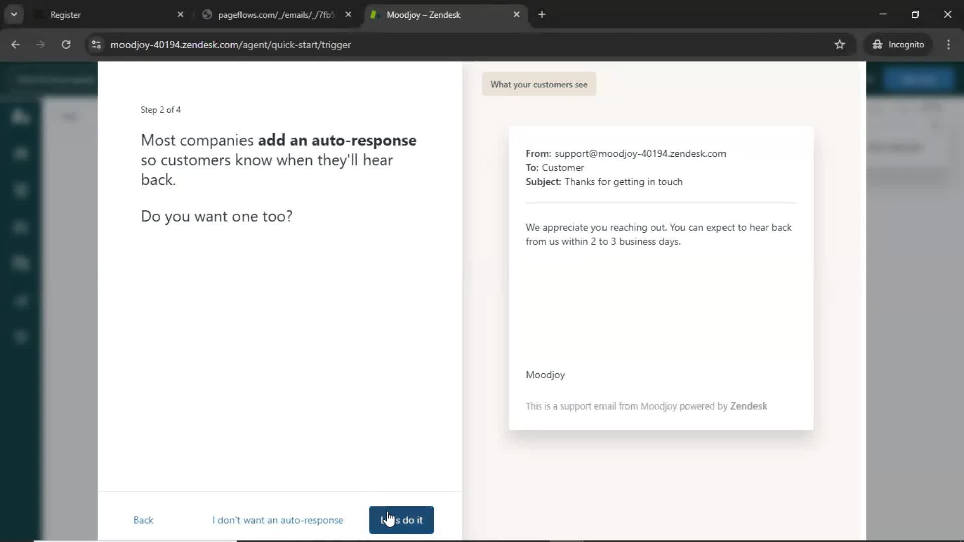 Onboarding screenshot