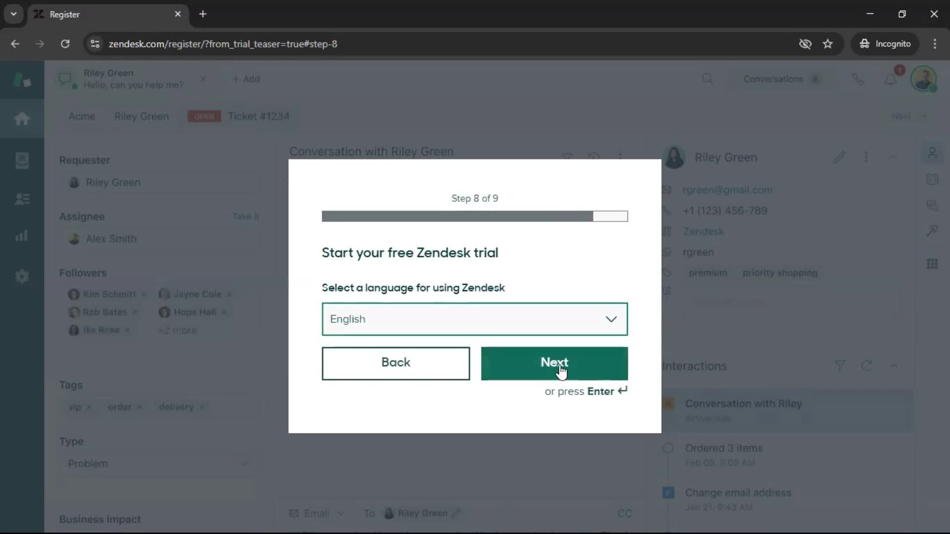 Onboarding screenshot
