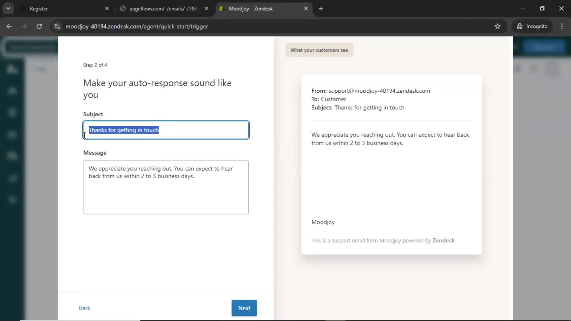 Onboarding screenshot