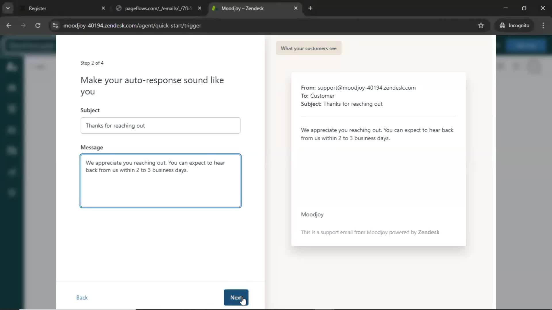 Onboarding screenshot
