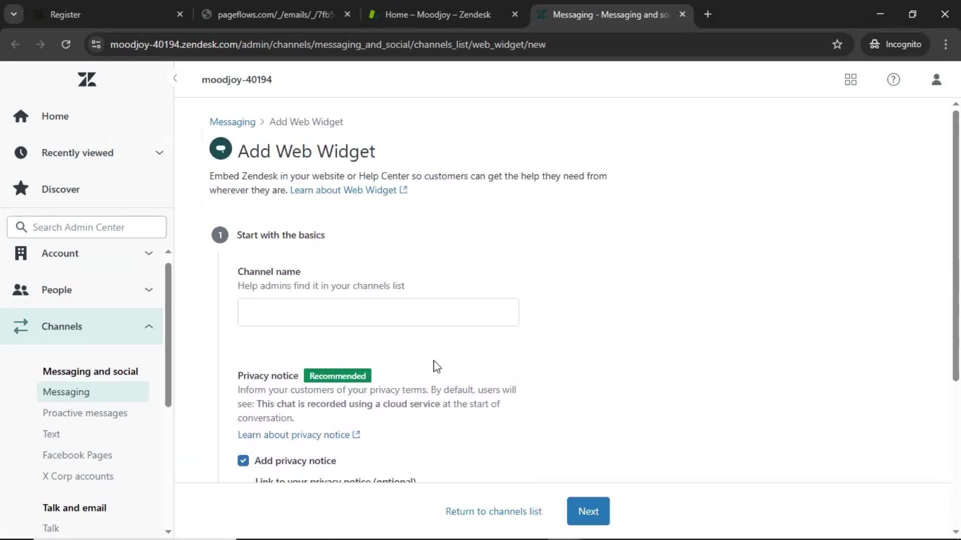 Onboarding screenshot