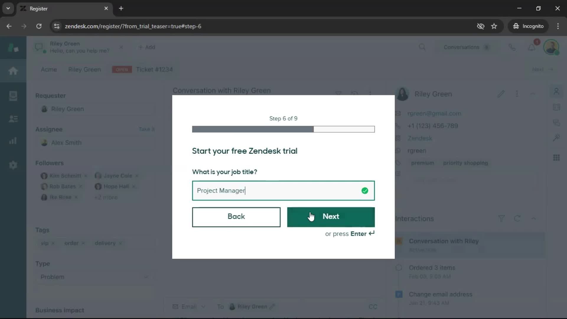 Onboarding screenshot