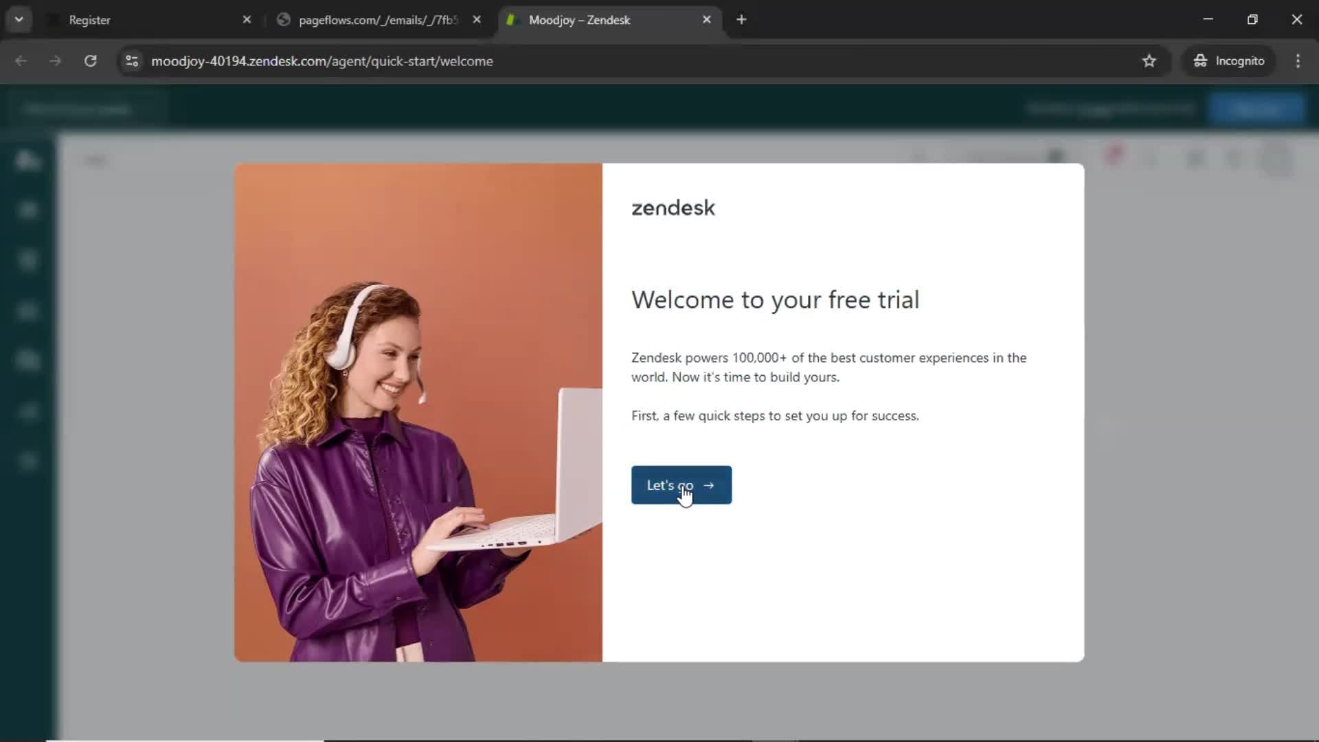 Onboarding screenshot